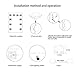 Mirror Lights, UNIFUN Hollywood Style LED Makeup Mirror Lights with 10 Dimmable Bulbs, USB Powered Flexible Lighting Fixture 7000K for Bathroom, Makeup Dressing Table (Mirror Not Include) (Button)