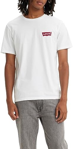 2-Pack Crewneck Graphic Tee, T-shirt Uomo, Multicolore ( Chesthit White / Dress Blues ), XL