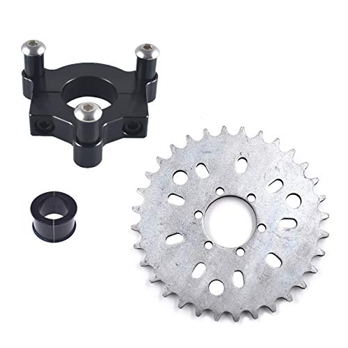 Supermotorparts 1" 25mm / 1.5" 38mm CNC Adapter 38T Sprocket Fits 80cc Motorized Bicycle