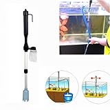 New Aquarium Fish Tank Battery Gravel Cleaner Filter Washer Auto Pump Siphon Vacuum Water Change Aquarium Accessories