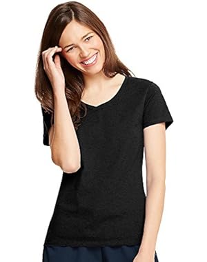 Women's X-Temp V-Neck T-Shirt_Black