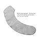 EBlife Soft Toilet Seat Cover Pads [One of the Most Comfortable and Warmest Toilet Seat Cover] [Medical Grade Asepsis Anti-Bacteria and Anti-Slippage] Washable Reusable for any Type of Toliet (Gray)