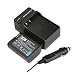 DSTE® ED-BP1900 Rechargeable Li-ion Battery pack + Travel & Car Charger DC160 for Samsung NX1 Smart Wi-Fi 4K Digital Camera
