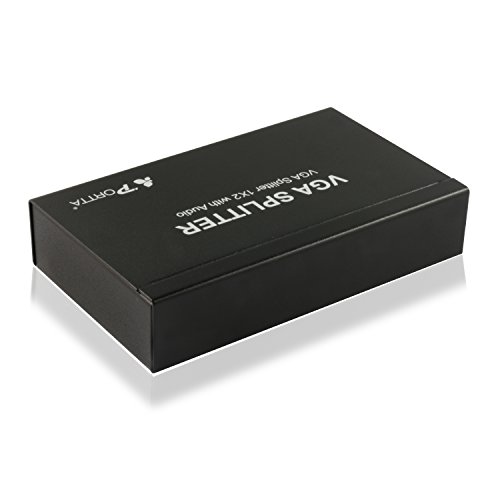 image for Portta VGA Splitter 2 Port 1x2 Support 1920X1400 Resolution 250MHz Ban