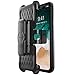 i-Blason Transformer Series Designed for iPhone X Case 2017 Release / iPhone Xs Case 2018 Release, Kickstand Heavy Duty Combo Holster Cover Case with Locking Belt Swivel Clip (Black)