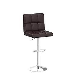 Yaheetech Bar Stools Set of 2, Adjustable PU