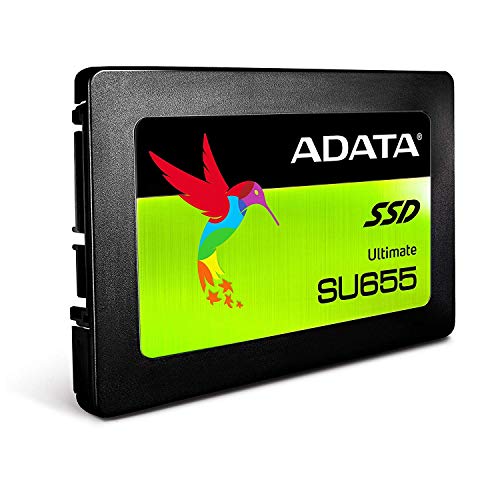 ADATA SU655 960GB 3D NAND 2.5 Inch SATA III High Speed Read Up to 520MB/S Internal SSD (ASU655SS-960GT-C)