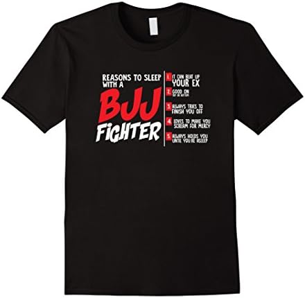 Men's Funny Jiu Jitsu TShirt Sleep With A BJJ Fighter Fun Gift Tee Small Black