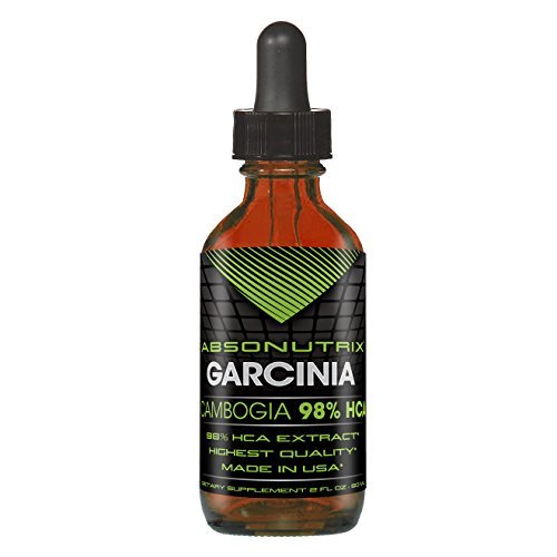 Absonutrix Garcinia Cambogia 98% HCA weight loss supplement 2Oz 60 day supply