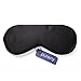 PUREFLY Sleep Mask Natural Silk Eyes Mask for Women,Men,Kids Super Smooth Blindfold for Travel,Shift Work,Meditation with Adjustable Straps,Portable Bag