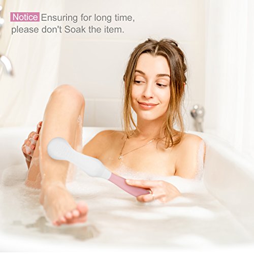 Face and Body Skin Cleansing Brush System with 3 Detachable Brush Heads and Handle – Scrub Microdermabrasion Exfoliator Brush for Deep Pore Cleansing,Removes Blackheads