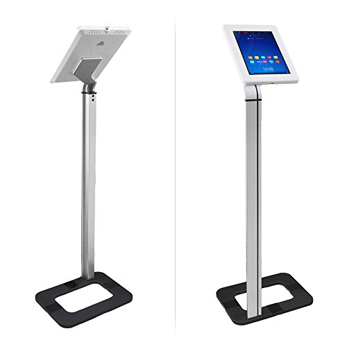 Pyle PSPADLK38 Anti-Theft iPad/Tablet Kiosk Public Display Floor Stand (Works with iPad Generations 2, 3, 4, iPad Air, iPad Air 2)
