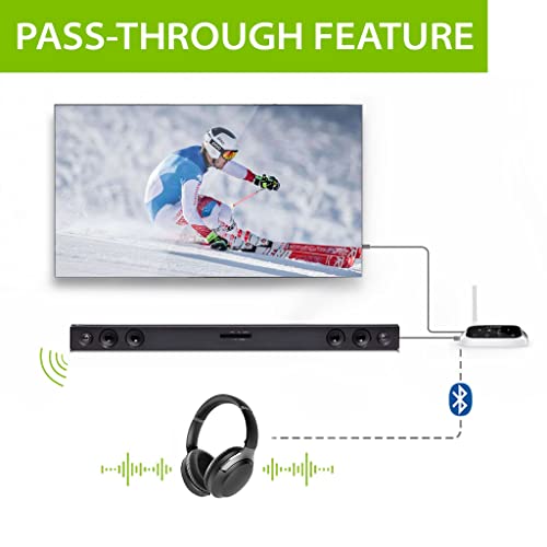 Avantree Oasis C Bluetooth Transmitter & Receiver for TV with Dual