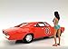 Car Wash Girl Dorothy Figure, Green - American Diorama Figurine 23942 - 1/24 scale