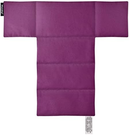 Wheat Bag Microwaveable Heat Pack Pain Relief (T-Shaped) Cold Pack - (Cotton Fabric - Purple with Lavender)