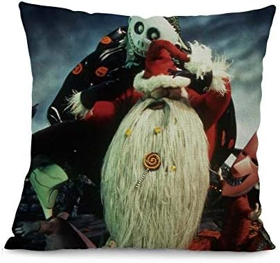 Snow Island Nightmare Before Christmas Decorative Cushion Cover For Ghost Festival Head Design Waist