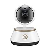 DIGOO DG-M1X Pan/Tilt/Zoom 960P 3.6mm Lens IP Camera, 355°Horizontal & 90° Vertical Rotation Home Security Surveillance System With Motion Detection, Night Vision, Two-way Audio, ONVIF Support, White