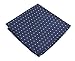 Set of 6 Men's Pocket Squares Solid Color and White Dot Pattern - Bright Colorful Handkerchiefs