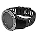 Pumsun Watch Replacement Band Strap For SUUNTO AMBIT 3 PEAK/Ambit 2/Ambit 1, Luxury Rubber (Black)
