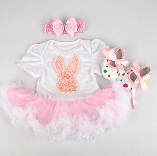 Reborn Dolls Baby Clothes Tutu Dress Outfits for 20"- 22" Reborn Doll Girl Baby Clothing Baby Rabbit Dress