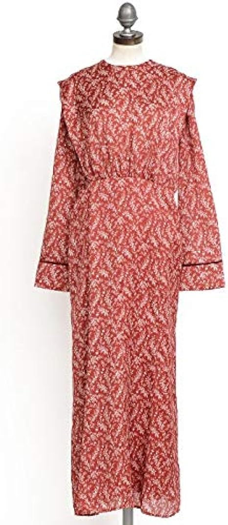 Amazon Co Jp クラネ Clane 5001 Petit Flower One Piece フラワーワンピース Red 1 レディース 服 ファッション小物