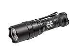 SureFire E1D Defender LED Flashlight with Dual-output tailcap click switch, Black