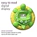 Aquatopia - Baby Bath Thermometer Floating Toy with Digital Audible Alarm, Baby Water Thermometer for Bath Temp, Cute Baby Bath Essentials, Beeps When Too Hot or Too Cold, Trevor Turtle, Green