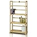 Furinno Pine Solid Wood 4-Tier Bookshelf