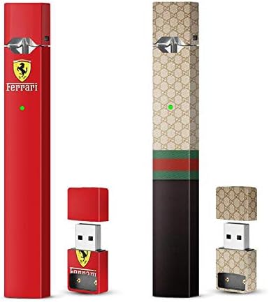 Juul Skin Gucci 2pack,Juul Wrap Gucci Vinyl Decal for Juul Sticker Skins for Juul Cover/Gucci Designer and Red Ferrari