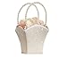 Lillian Rose Ivory Elegant Wedding Flower Girl Basket