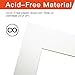 Betus 11x14 White Picture Mats, Acid Free, 1/16 Inches Thickness, White Core Bevel Cut Frame Mattes for 8x10 Pictures - Pack of 10