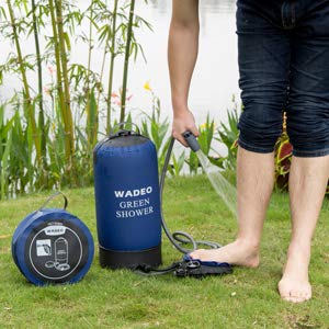 Campingdouche, WADEO Draagbare Buitendouche met Waterpomp, 11 Liter Outdoor Draagbare Druk Kamp Douche, Perfect voor… - Image 5