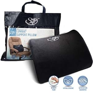Memory Foam Lumbar Cojín - Lumbar para Silla de Oficina - Cojín de
