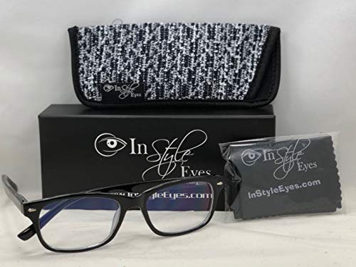 In Style Eyes Seymore Retro BiFocal Reading Glasses Clear Rose 2.00