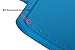 iNeibo Kitchen Premium Silicone Cutting board - Durable, Nonslip, Flexible, Large Cutting Surface, Heat Resistant - With Measurement Around 4 Sides ,Blue