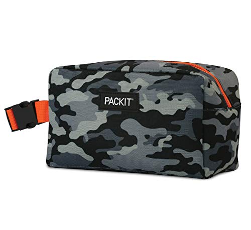 PackIt AMZ-SX-GCM Freezable Snack Box, Charcoal Camo