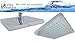 Vida Alegría Spashower RAIN 8-Inch Square Soft Rain 2.5 GPM Shower Head (Chrome)