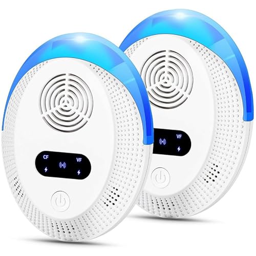 Uniiking® 2025 Upgraded Ultrasonic Pest & Insect Repeller, Ultrasonic Repellent for Roach, Rodent, Mouse, Bugs, Mosquito, Mice, Spider, Ant, Electronic Plug in Pest Deterrent, 2 Packs