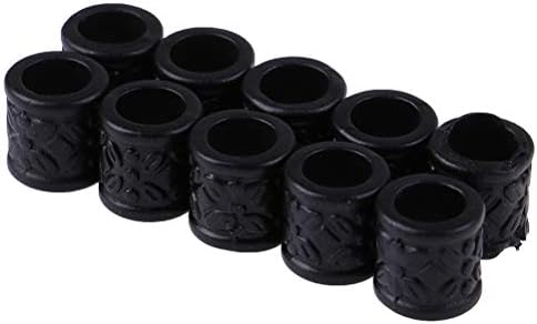 Leilaert 10 Dreadlocks Beads Hair Braid Rings Clips Dread Locks Hair Braiding Cuffs Decoration Accessories