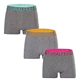 Mens Boxer Briefs Pack of 3 Mens Underwear with Contoured Pouch Opening Fly for Men, Grey With Cyan/Orange/Rosy Waistband, X-Large/39inches-41inches/99-104CM