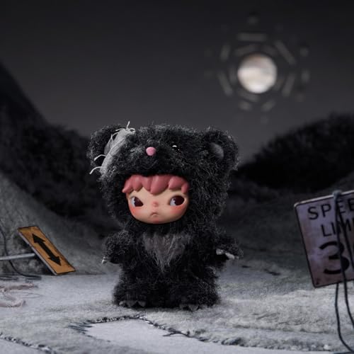 POP MART Hirono Plush Pendant Collectible Doll Blind Box Fashion Keychains Decor, Ideal Gift