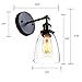 CLAXY® Ecopower Industrial Edison Old Fashion Simplicity Glass Wall Sconce Metal Base Cap