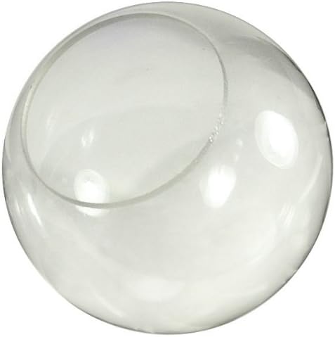 14 in. Clear Acrylic Globe - with 5.25 in. Neckless Opening - American PLAS-14PC