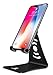 Adjustable Cell Phone Stand, iPhone Stand, Pasonomi Smartphone Cradle, Dock, Holder for iPhone 8 X 7 6 6s Plus 5 5s 5c Samsung Galaxy S8 S7 S6 Note 5 Note 8 Charging Stand (Black)
