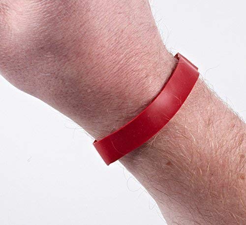 Rubber Wrist Bands - Green Packs Of 100