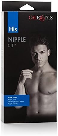 California Exotic Novelties His Nipple 3-Piece Set, Black, Black,nickel - Image 4