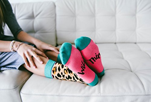 Woven Pear, Womens Wild Thing Socks, One Size - Thumbnail 5