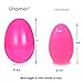 Unomor 12 Pack Jumbo Plastic Easter Eggs Bright Assorted Colors for Filling Treats, Easter Theme Party Favor, Easter Eggs Hunt, Basket Stuffers Fillers, Classroom Prize Supplies, 6 Color, 6 x 4 Inch