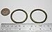 Generic 10 Piece Metal Bronze Annular Buckle Inside Loop Ring for Strap Keeper
