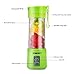 Portable Blender USB Juicer Cup - SUMGOTT Juicer Machine with USB Charger Fruit Mixing Machine Personal Size Rechargeable Juice Blender and Mixer